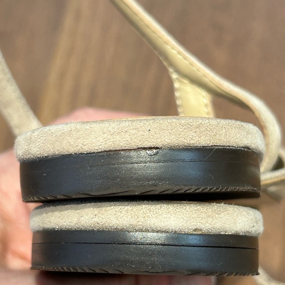 ANN TAYLOR s9 pointy toe cap flats-So cute! Leather/suede Sml marks c last pics - Picture 5 of 8